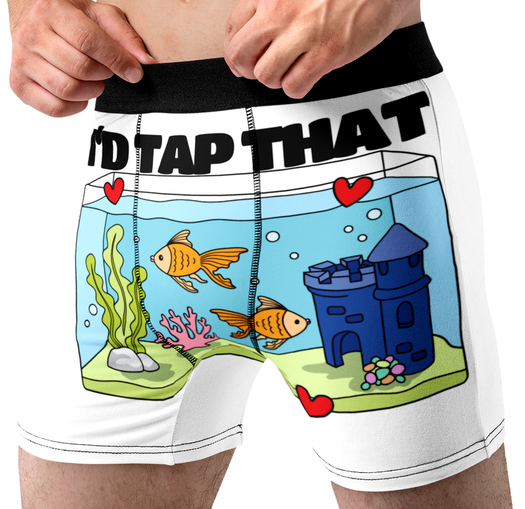 I’d Tap That Funny Men’s Boxer Briefs – Fish Tank Underwear