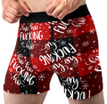 Ho Ho Fucking Ho Funny Christmas Men’s Boxer Briefs – Adult Holiday Underwear