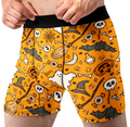 Spooky Squad Men’s Halloween Boxer Briefs – Ghost & Bat Underwear