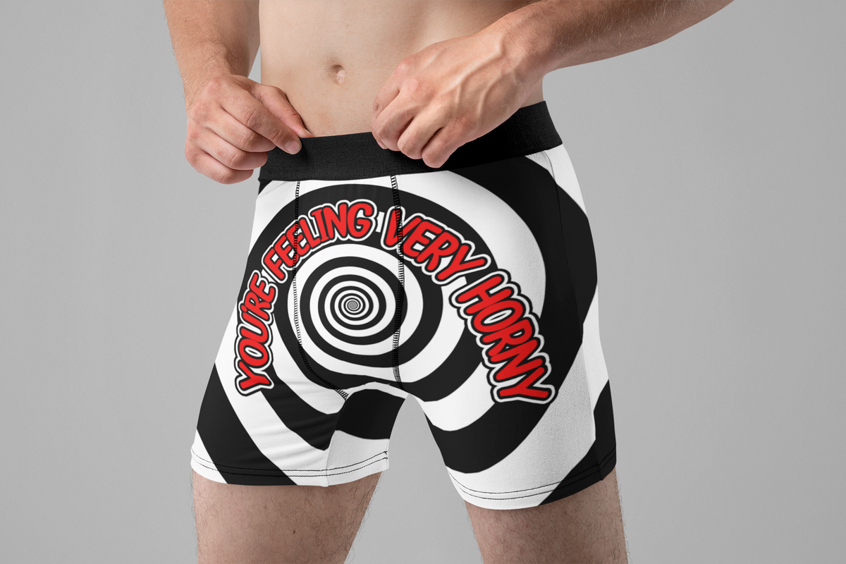 You’re Feeling Very Horny Funny Men’s Boxer Briefs – Hypnosis Underwear
