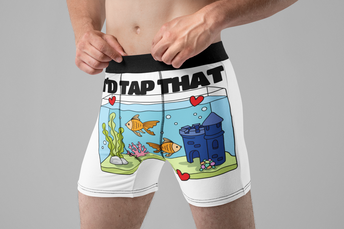 I’d Tap That Funny Men’s Boxer Briefs – Fish Tank Underwear