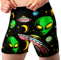 Alien UFO Men’s Boxer Briefs – Funny Outer Space Underwear