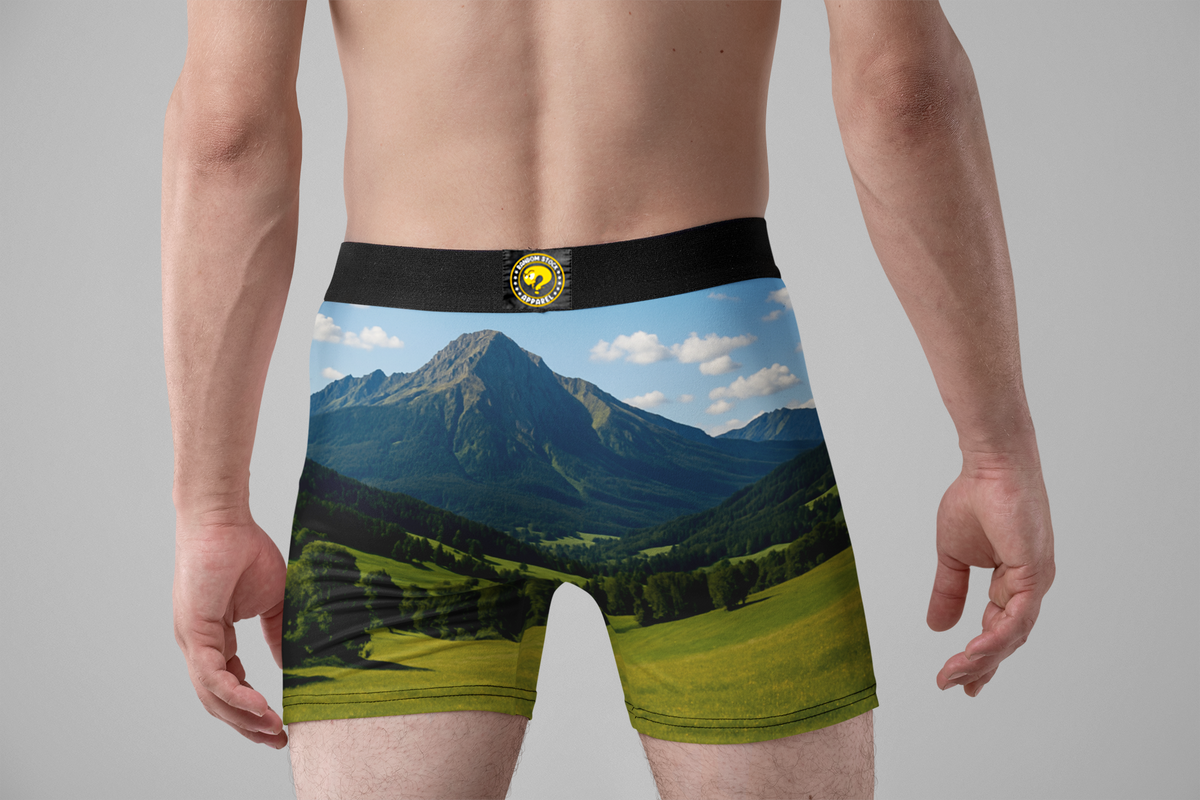 Pound Town Funny Men’s Boxer Briefs – Road Sign Underwear