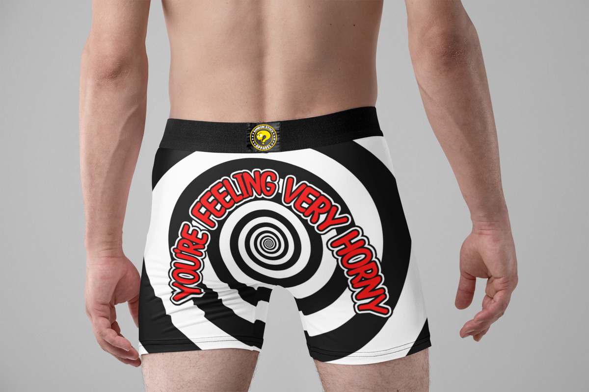 You’re Feeling Very Horny Funny Men’s Boxer Briefs – Hypnosis Underwear