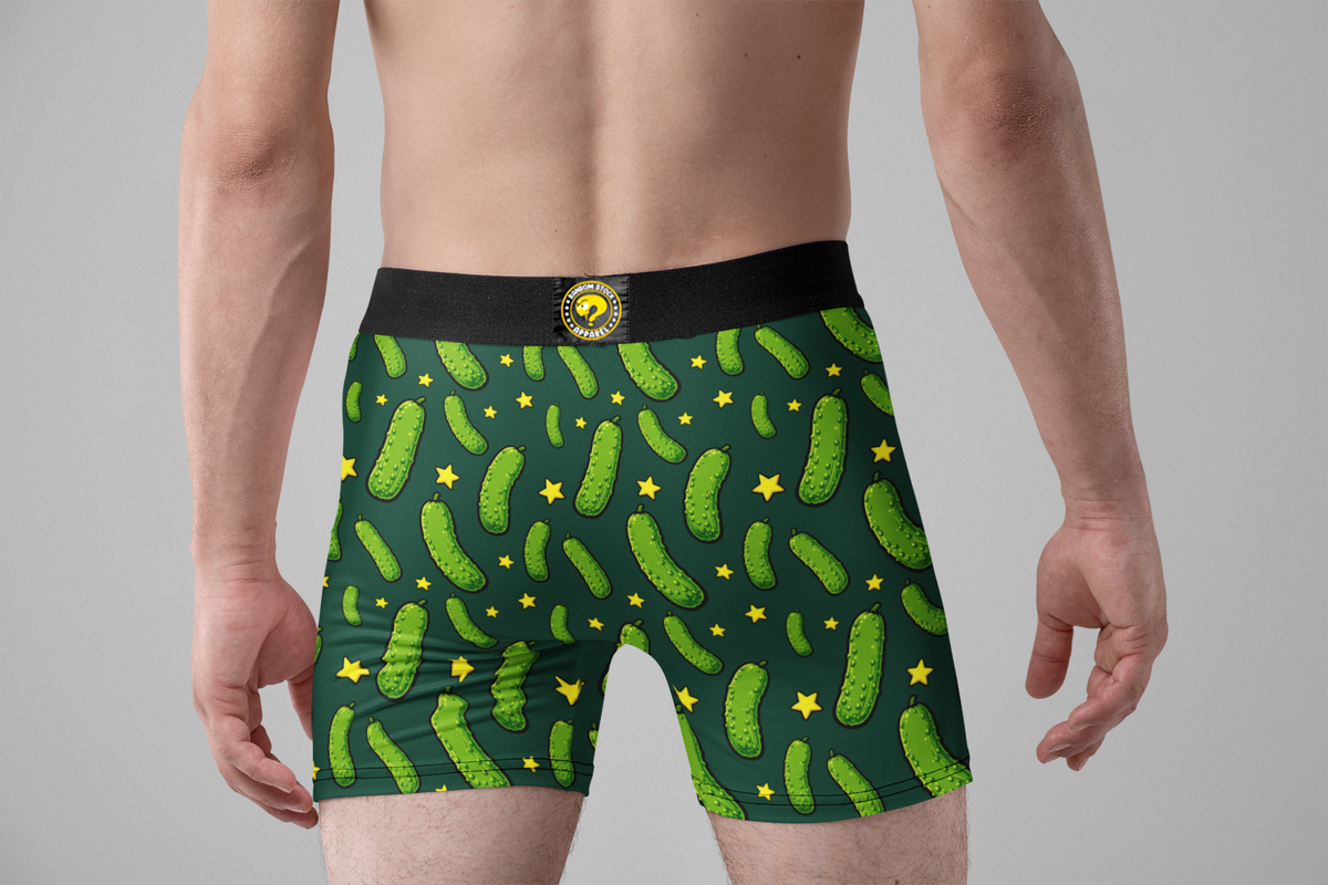 Big Dill Funny Men’s Boxer Briefs – Pickle Underwear